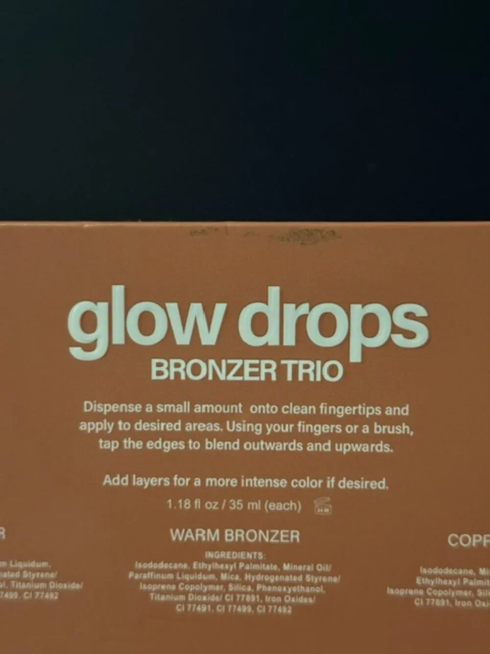 ✨ GLOW DROPS BRONZER TRIO ✨